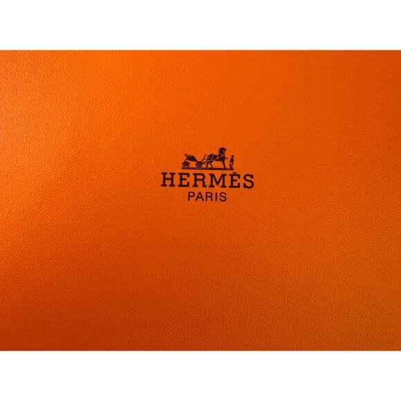 Hermes Empty Small Box Square Gift Present Storage Box 4.5"x4.5"x2" - Picture 2 of 6